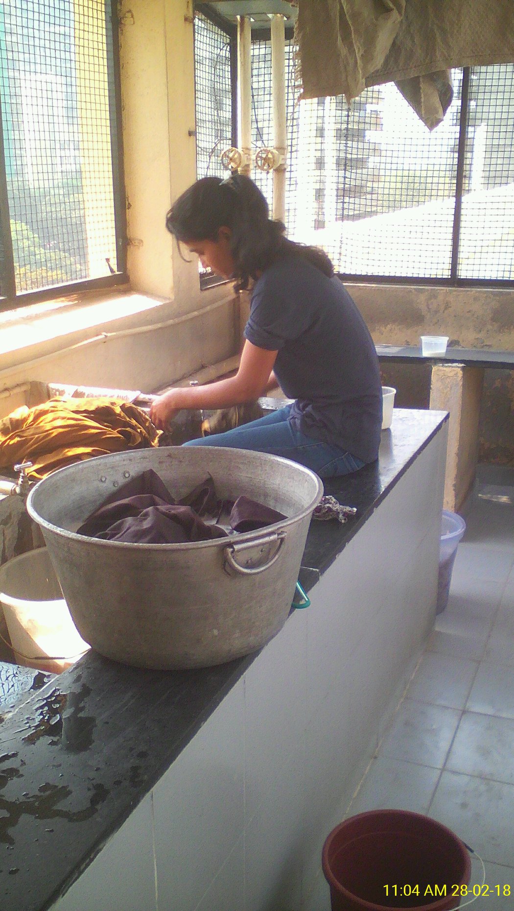 Swachh Bharat Clean-Up Drive at Sahayini VTC, Wadala