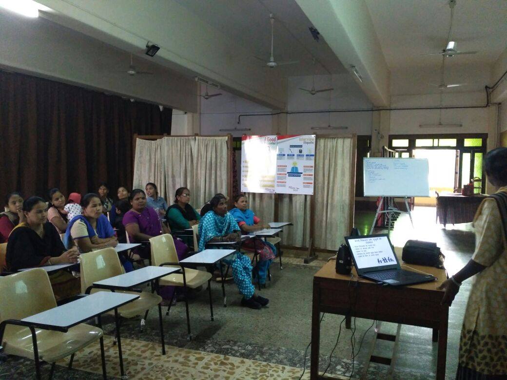 Seminar for Domestic Workers on BookMyBai.com and Life Skills