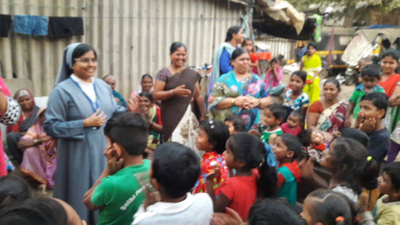 Outreach to Kamathipura and Belapur Slums