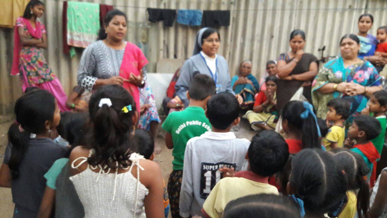 Outreach to Kamathipura and Belapur Slums