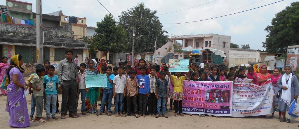 Rallies on 'save girl child' and cleanliness in Pansora