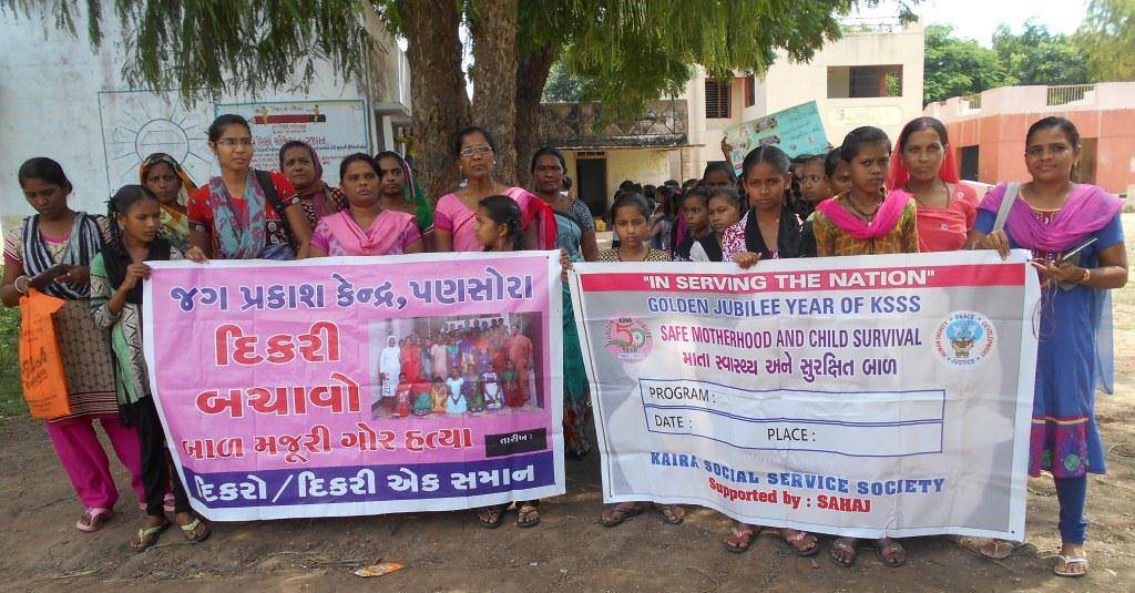 Rallies on 'save girl child' and cleanliness in Pansora