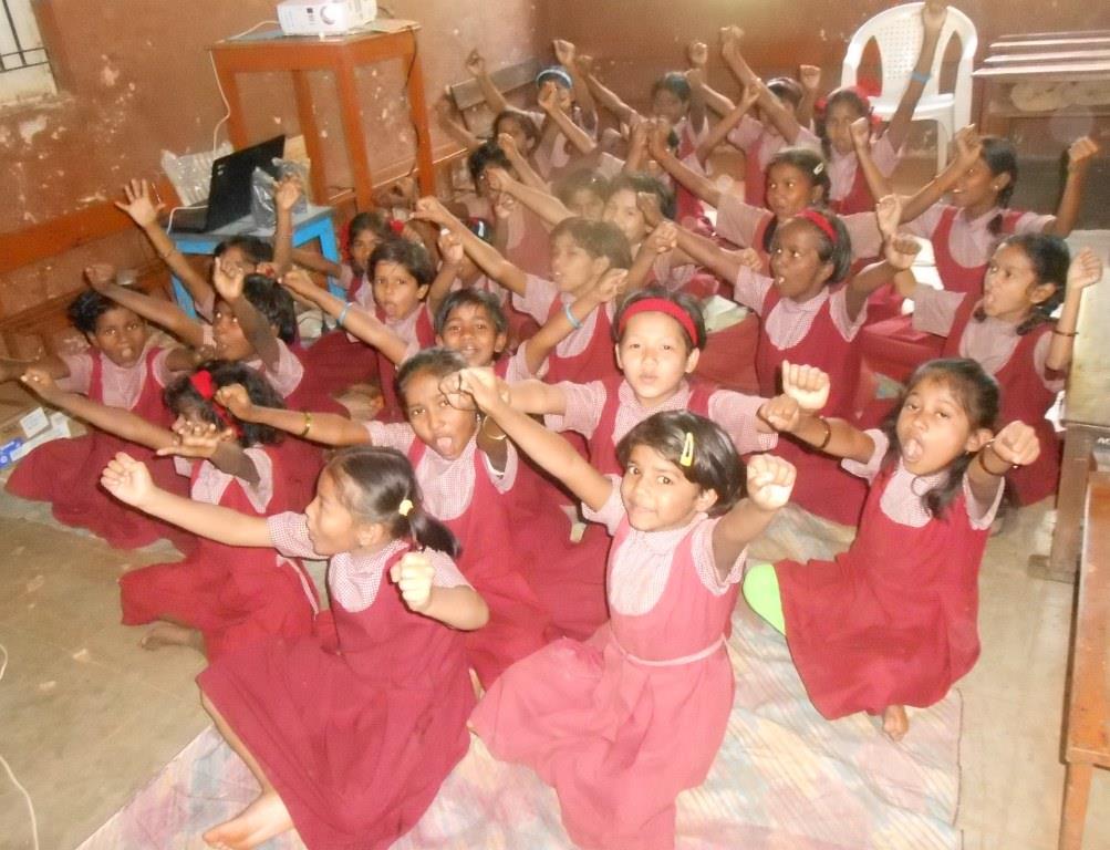 Child protection session and Diwali celebration at Kunegaon