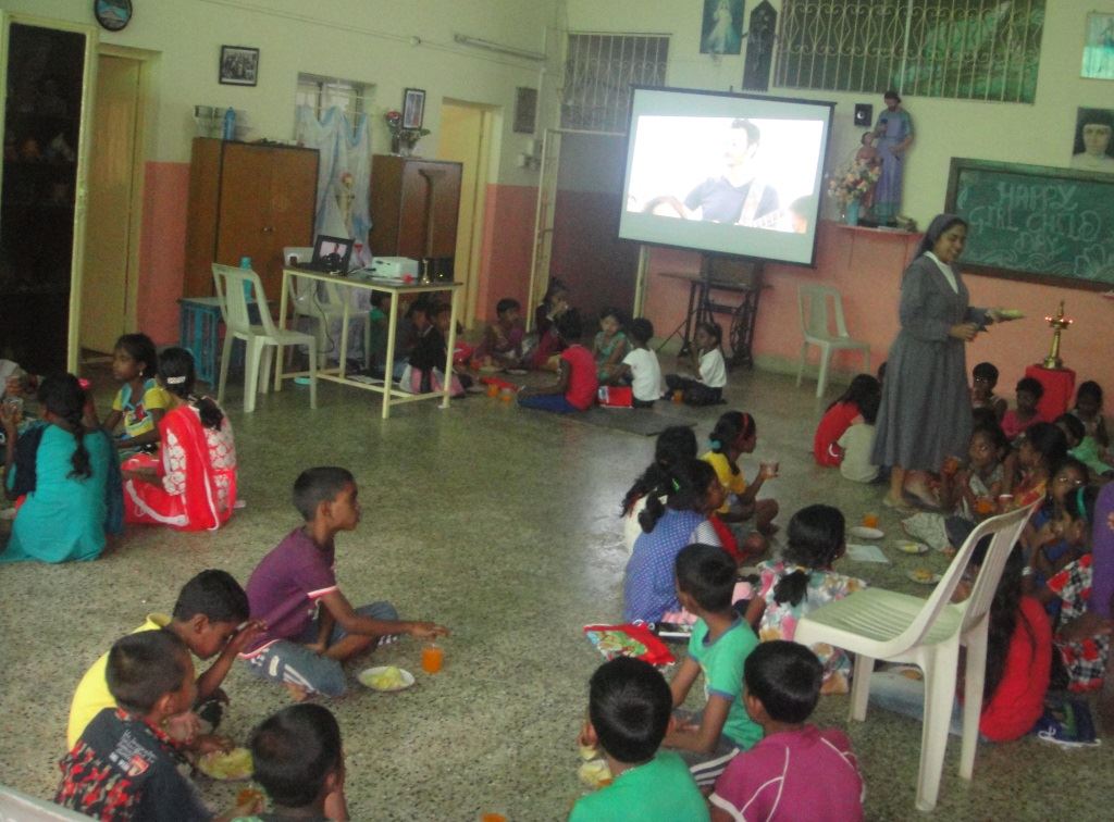 Girl child day celebration at Ashish Bhavan, Kune