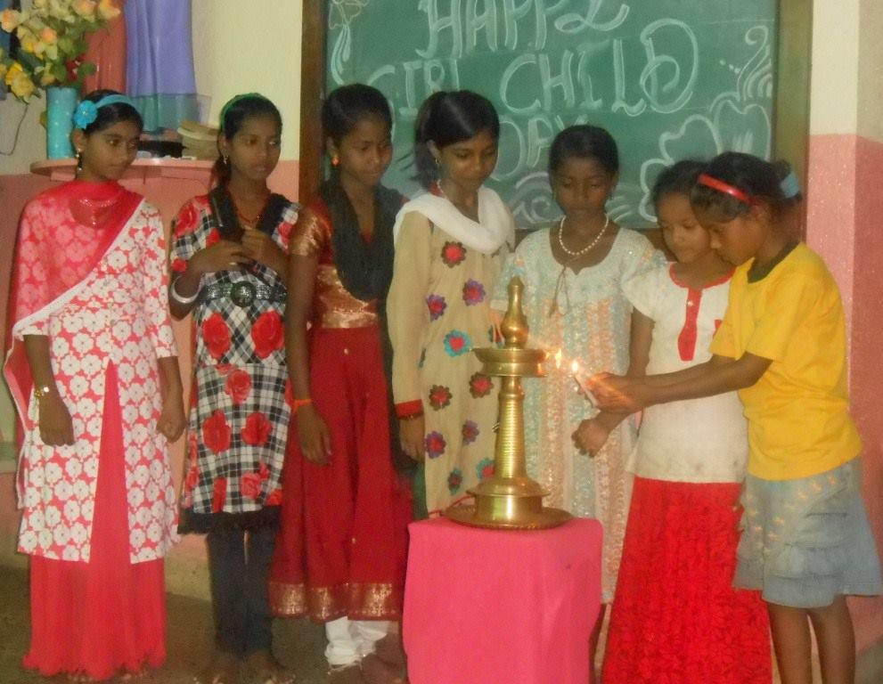 Girl child day celebration at Ashish Bhavan, Kune