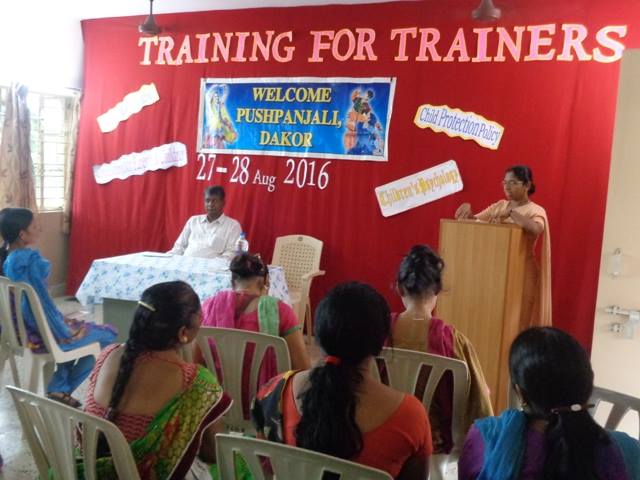 Training for trainers for support staff of Gujarat region social ministry sector