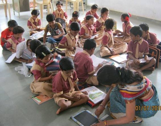 Educational support and tree plantation at Maria Bhavan, Bableshwar